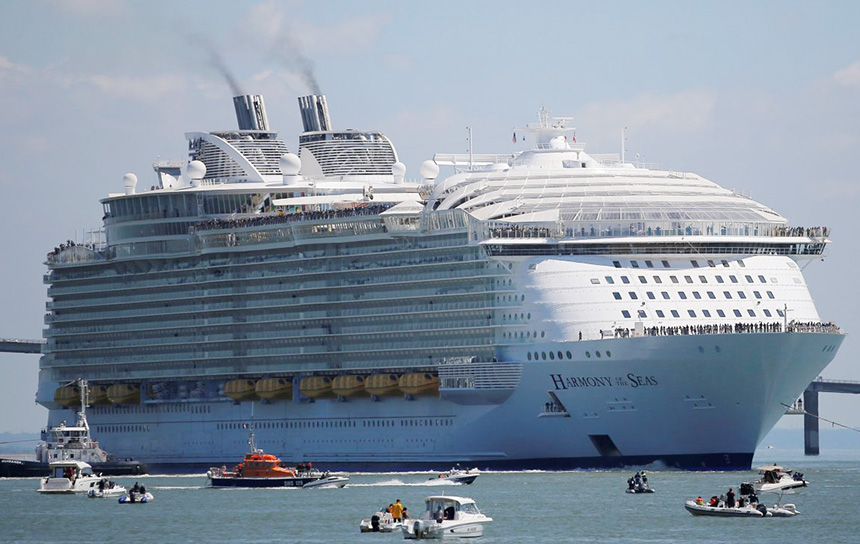 Accidente en crucero más grande del mundo causa la muerte de una persona