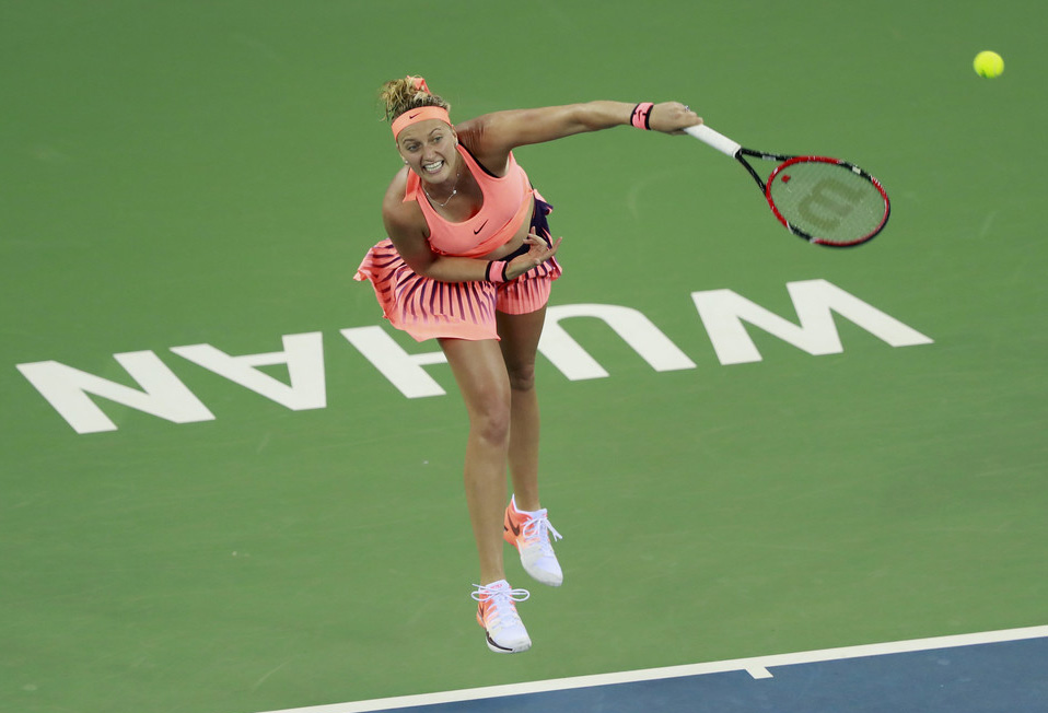 Wuhan: Kerber , fuera; Kvitova a la siguiente ronda