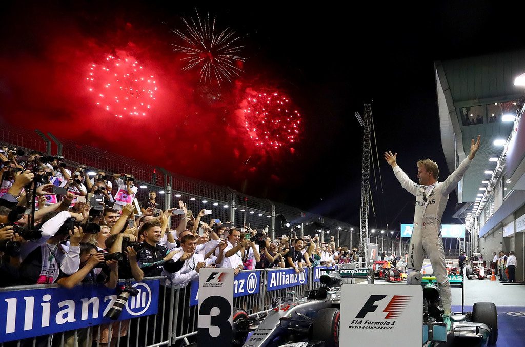 GP Singapur: Rosberg está de regreso,  líder de la F-1