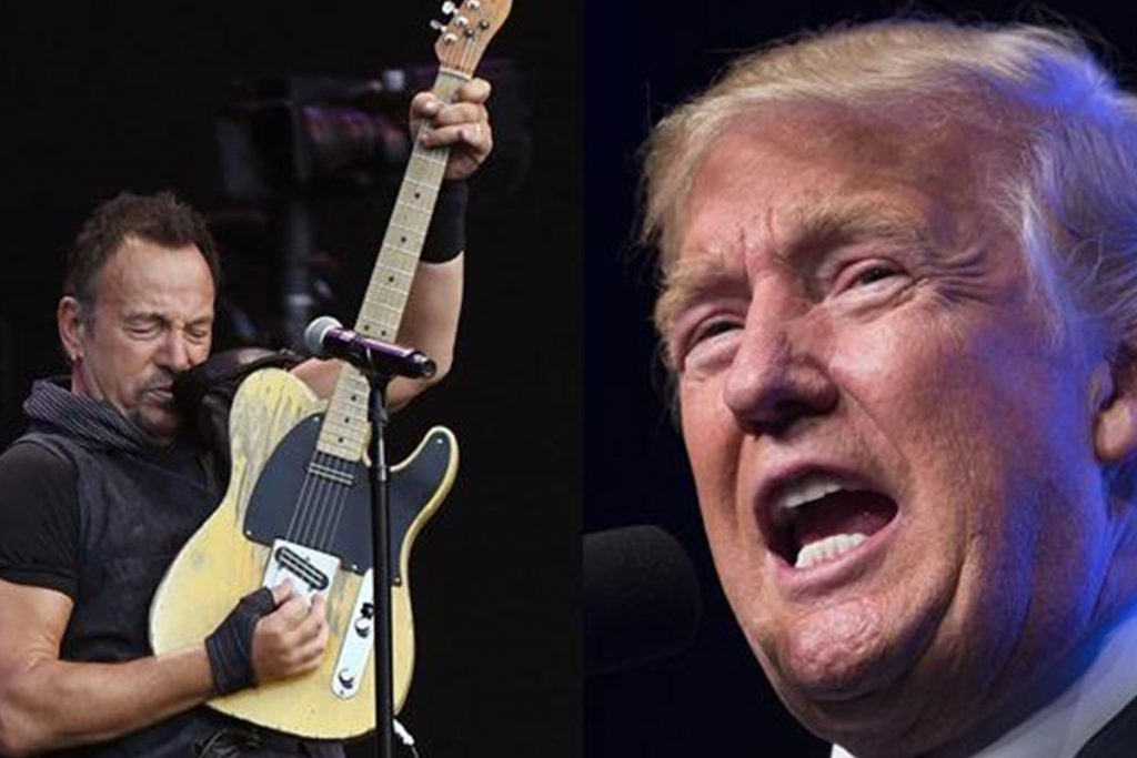(video) Bruce Springsteen llama «idiota» a Donald Trump