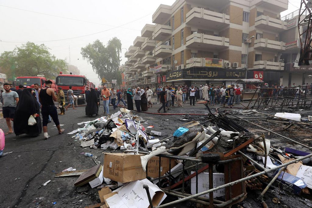Ataque en Bagdad, deja 55 muertos