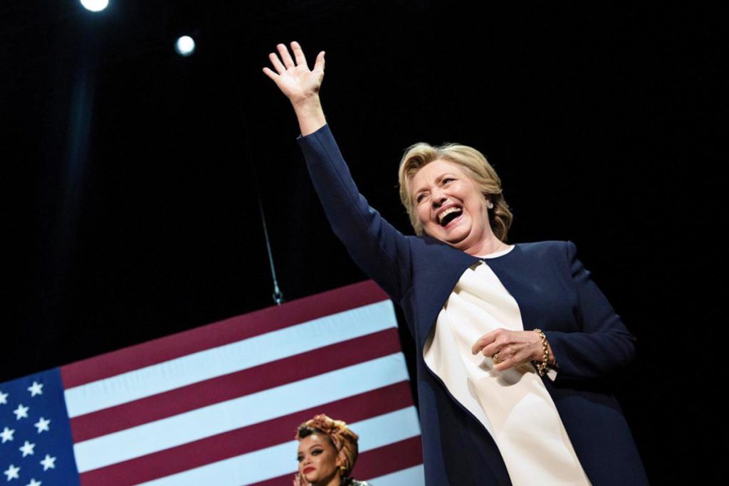 Hillary Clinton tiene 91 por ciento de probabilidades de ganar elección