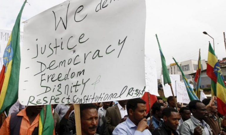 etiopia manifestaciones