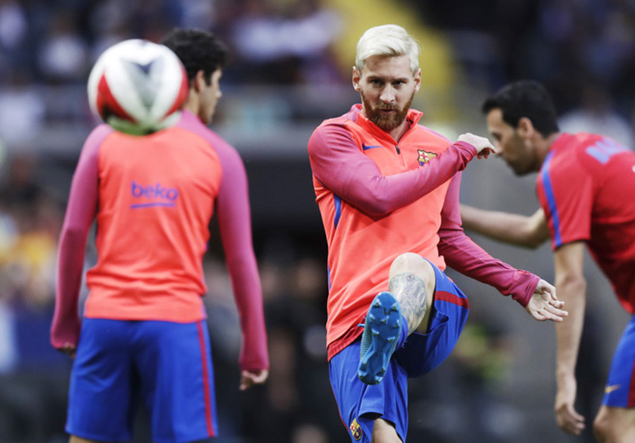 Messi quiere minutos ante el City, acelera sus entrenamientos