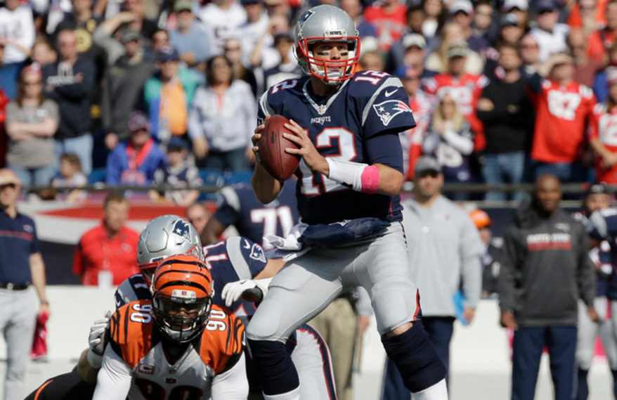 NFL: Brady y los Patriotas, barren 35-17 a los Bengalíes