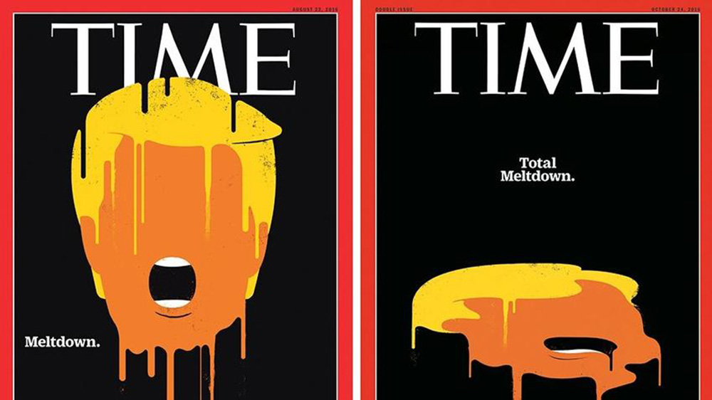 Time «derrite» a Trump en su portada