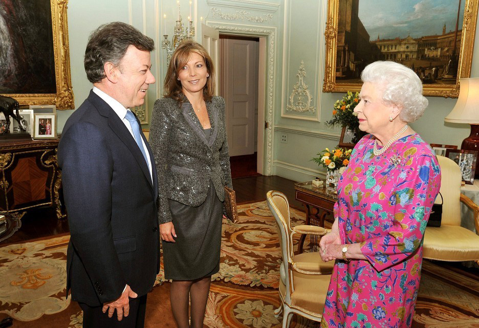 Presidente Santos visita Reino Unido por invitación de la Reina Isabel II