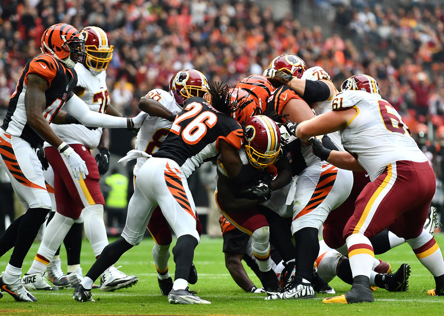 NFL: En tiempo extra, Bengalíes y Washington igualan 27-27