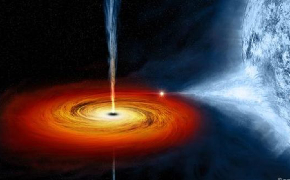 (Video) Agujero negro que escapó al choque entre dos galaxias