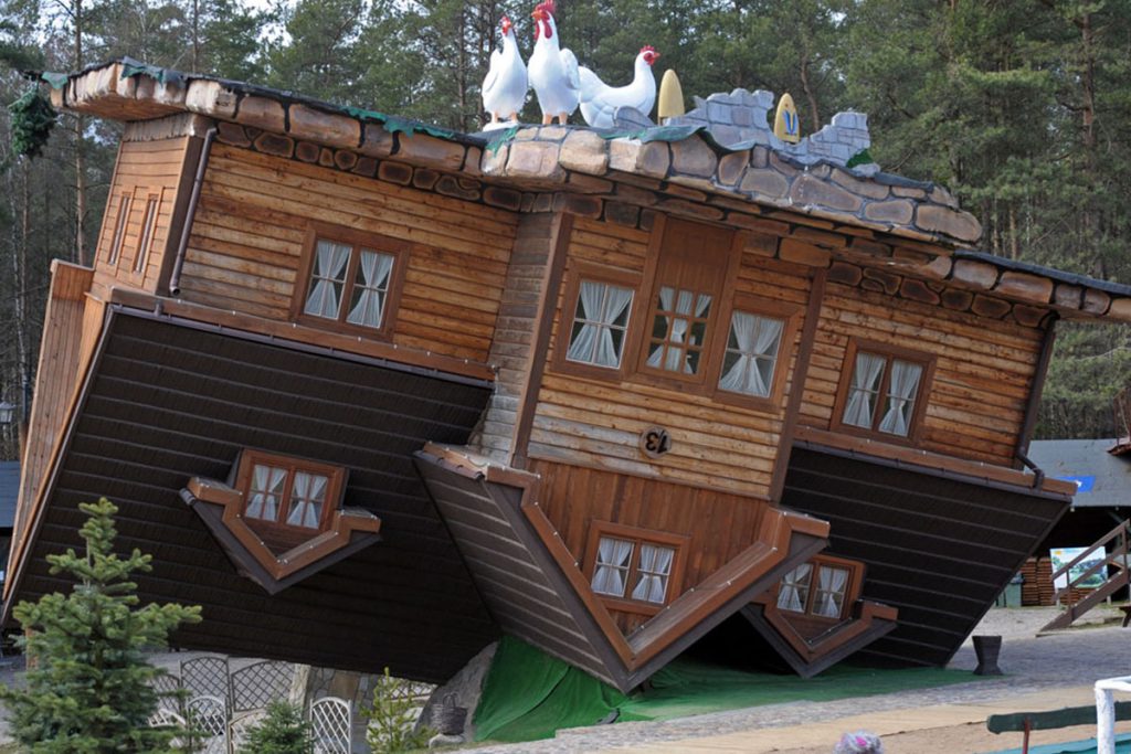 (fotos) Cinco curiosas casas que fueron construidas al revés