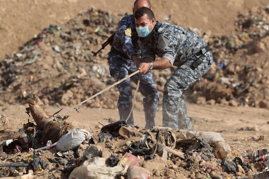 (video) 300 cuerpos en fosa común de Mosul