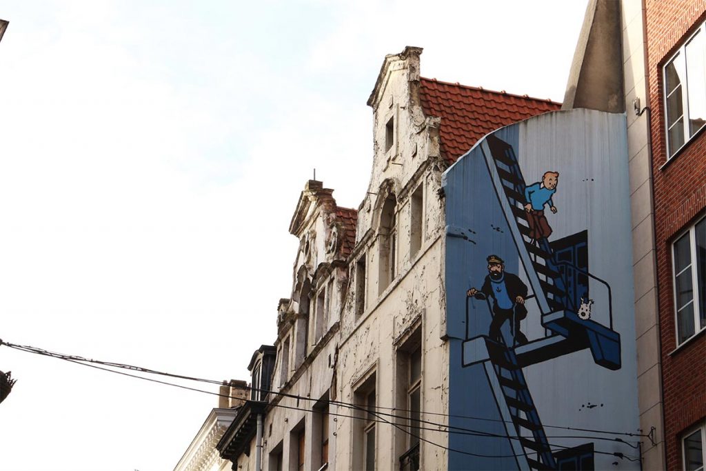 (video) Bruselas, vitrina para el graffiti callejero