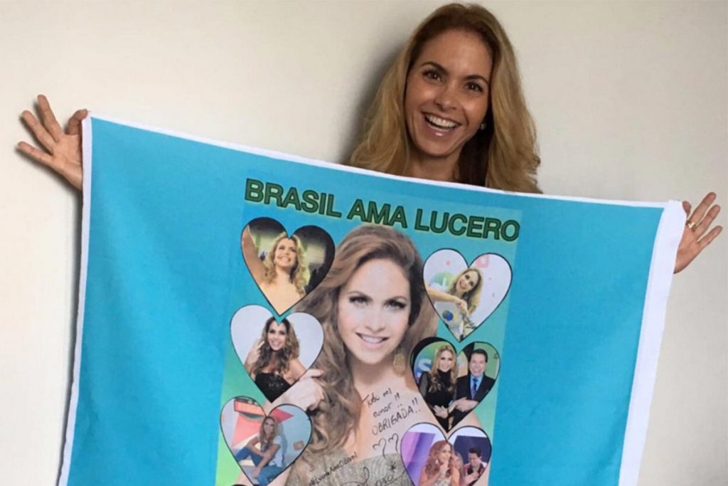 Lucero conmociona a Brasil