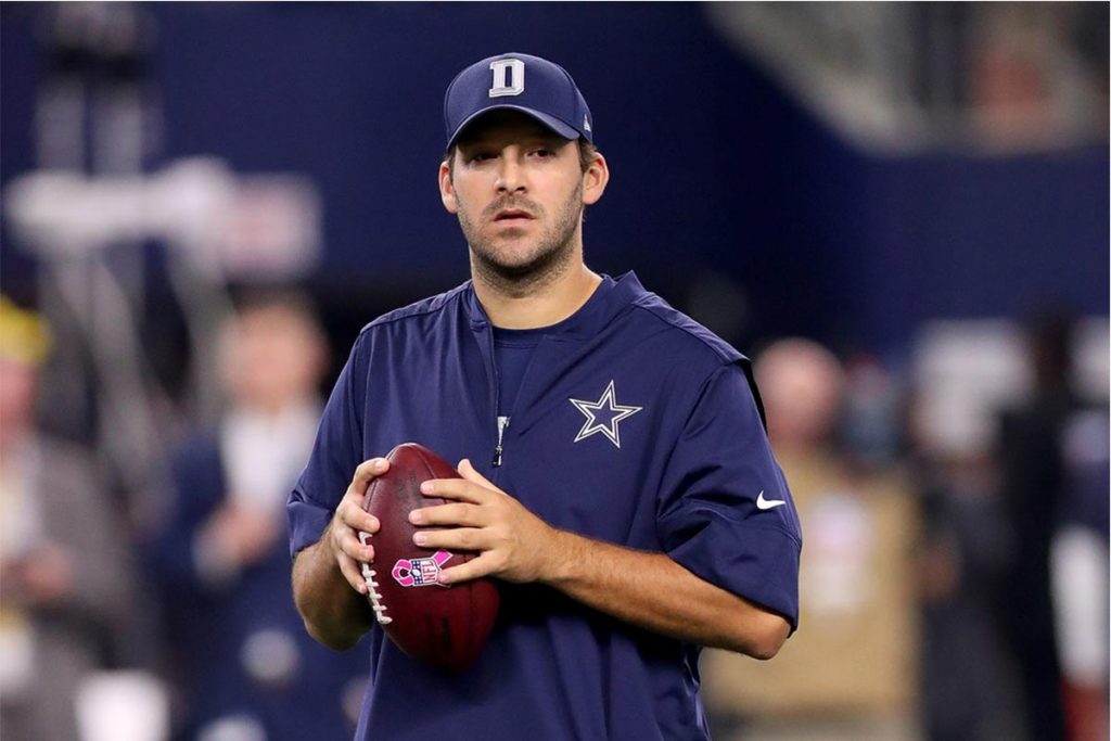 NFL: Tony Romo podría ver acción ante Filadelfia