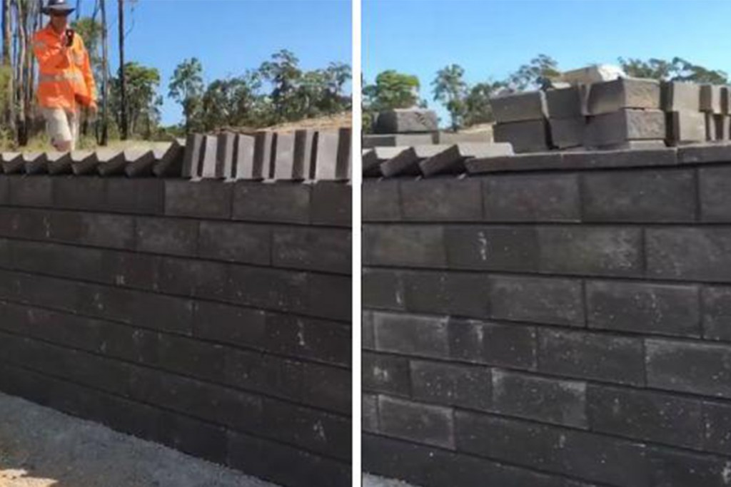 (video) La manera más divertida de construir un muro