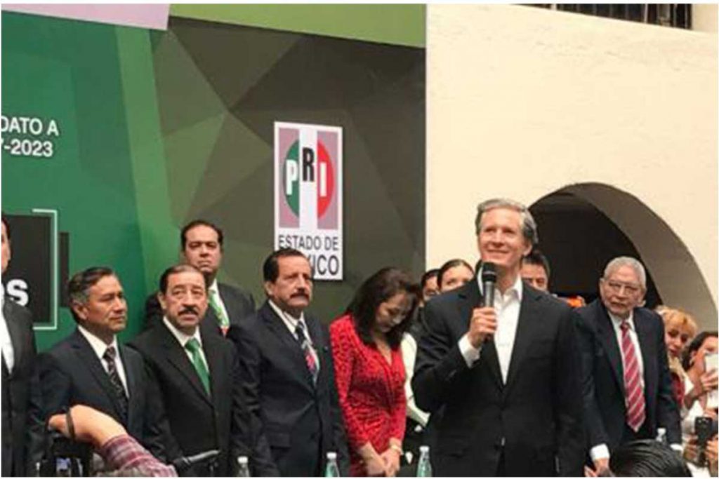 Hecho, Del Mazo candidato del PRI en Edomex
