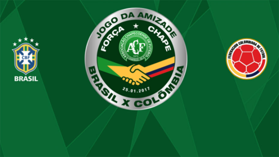 Amistoso: Brasil vs Colombia en homenaje al club Chapecoense