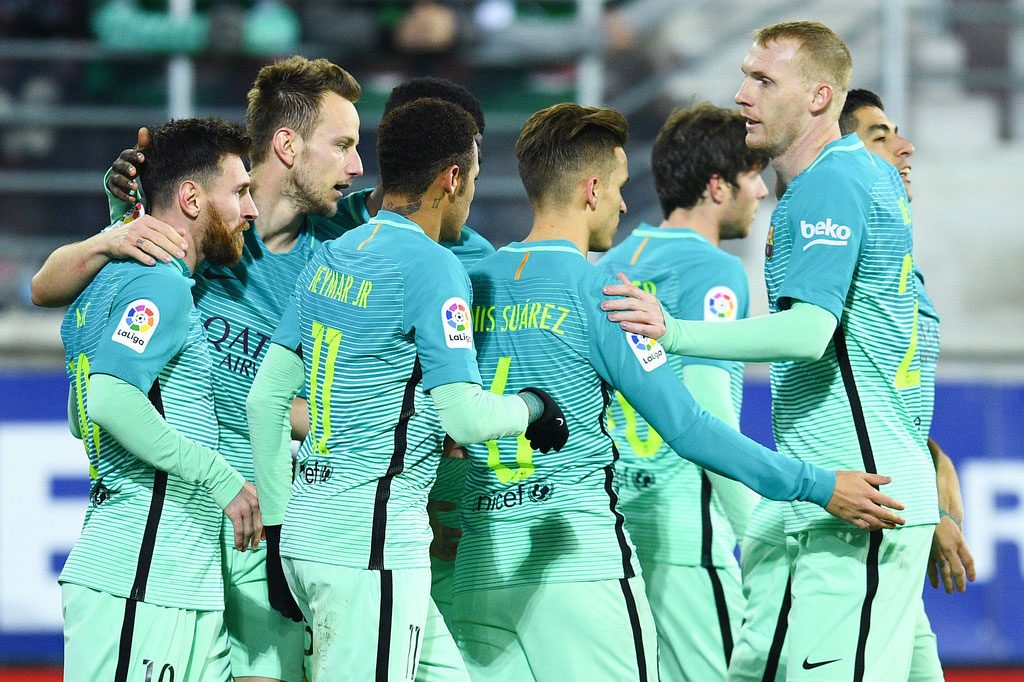 Barcelona golea 4-0 al Eibar