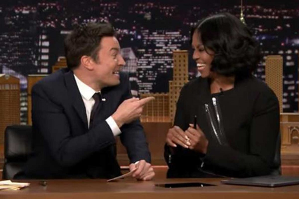 (Videos) Emotiva despedida a Michelle Obama en «The Tonight Show»