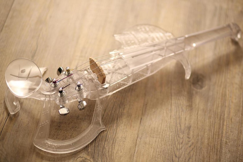 (video) 3Dvarius, violín de plástico
