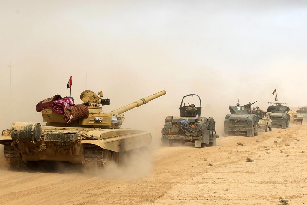 Fuerzas iraquíes se acercan al río Tigris