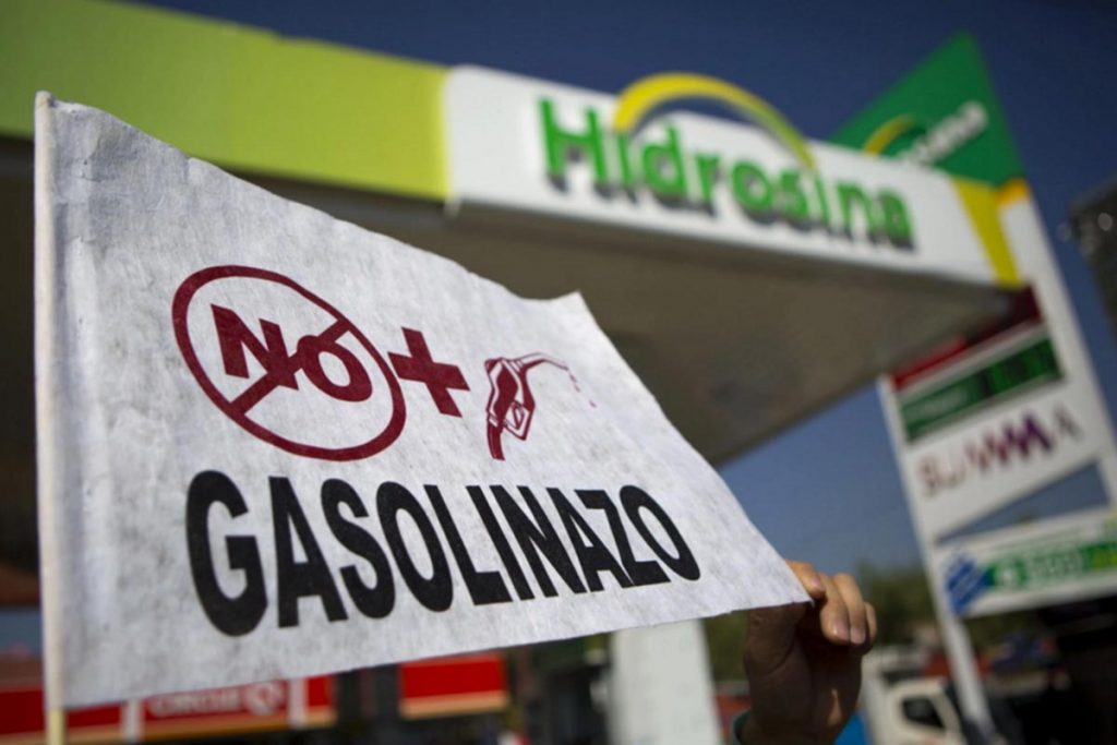 (video) La indignación contra el gasolinazo