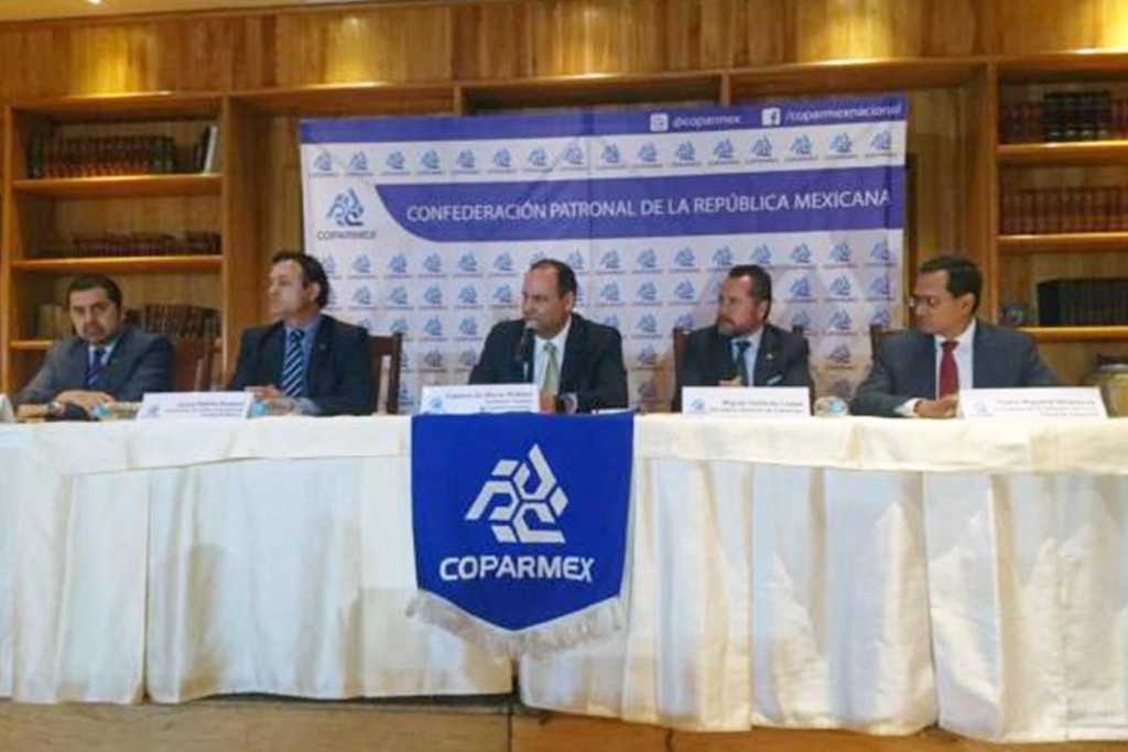 Coparmex presenta su acuerdo económico