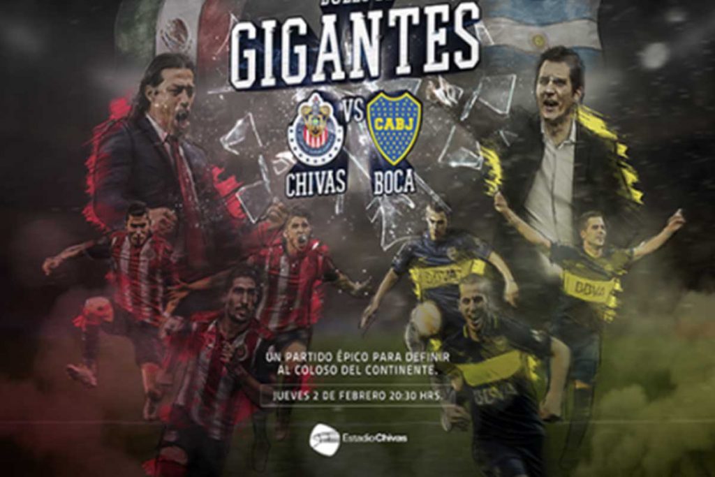 Pactado Chivas-Boca Juniors, el 2 de febrero