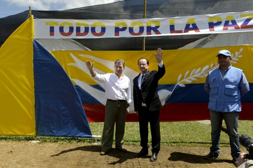 Europa asume su cuota con la paz de Colombia: Hollande
