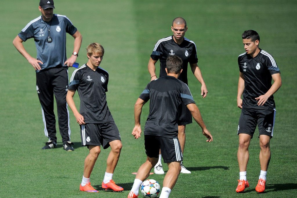 James Rodríguez regresa a entrenamientos de Real Madrid