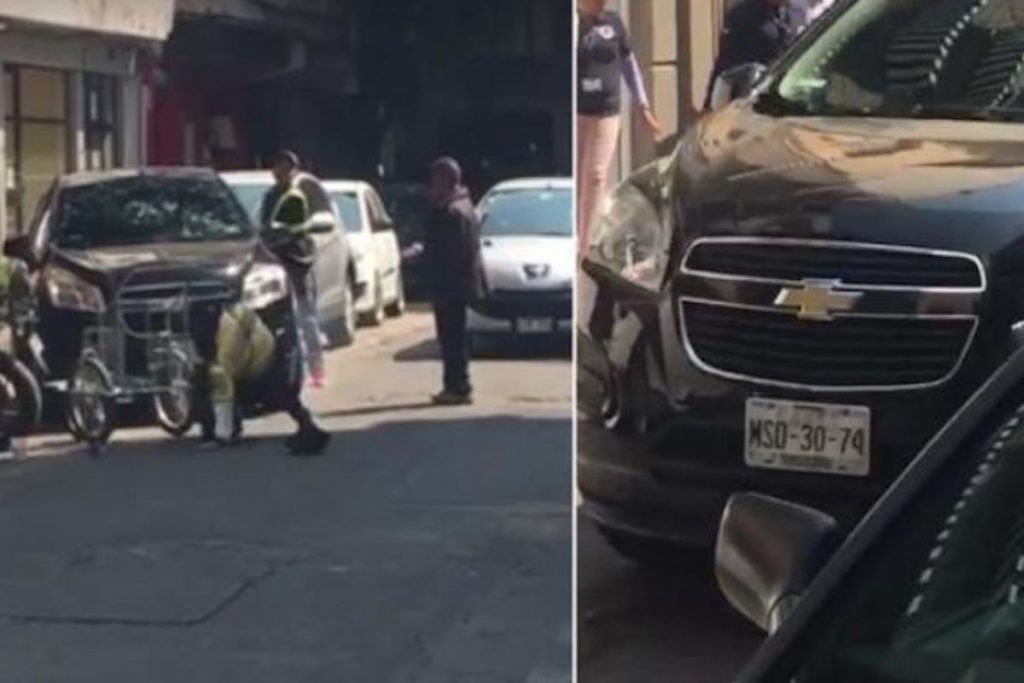 Atropella a policía para evitar la ‘araña’