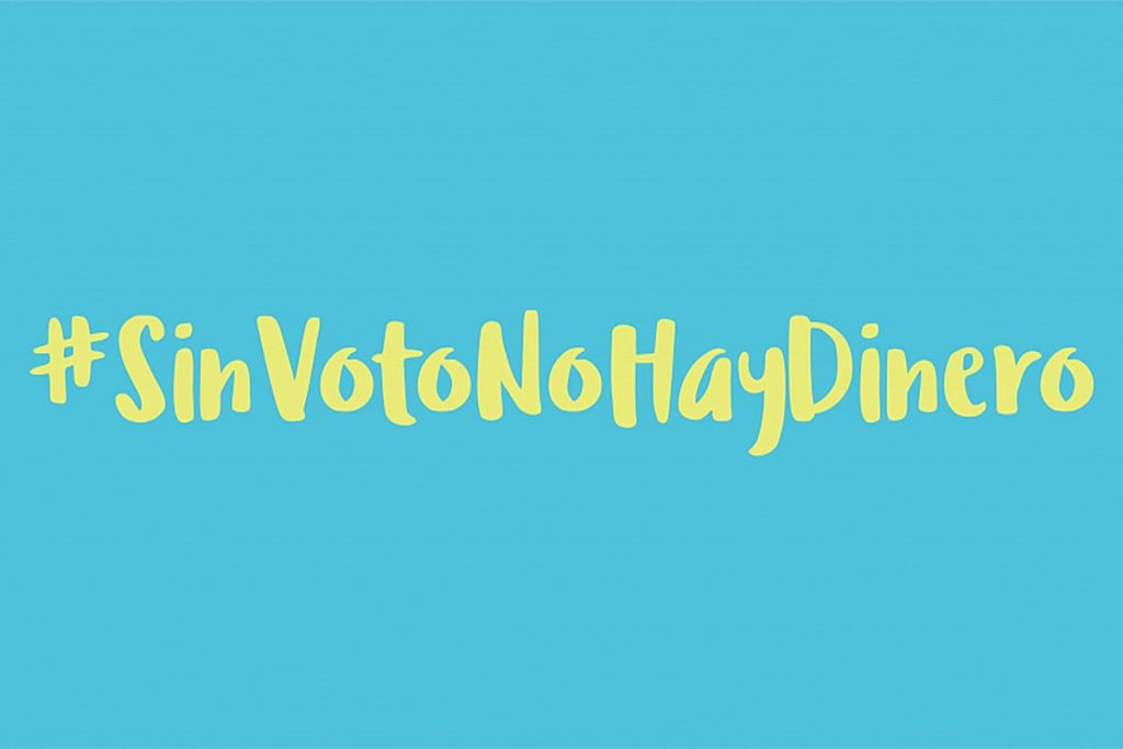 (video) «Sin voto no hay dinero», inicia promoción