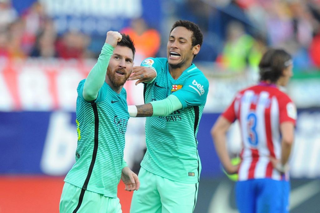 Con fortuna y Messi, Barcelona gana al «Atleti»