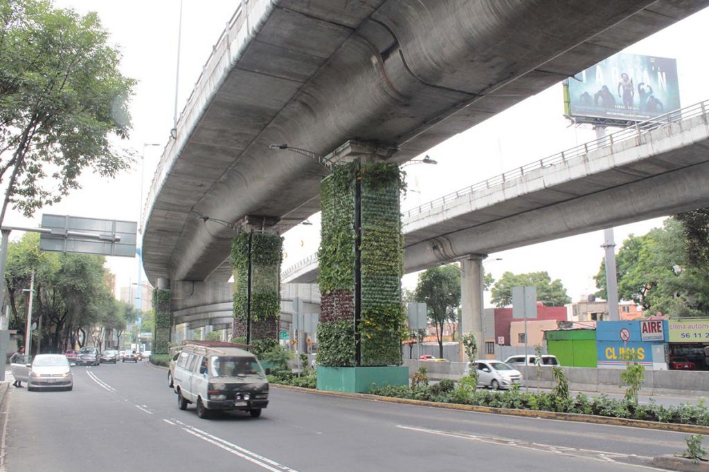 (video) Periférico estrena jardines verticales