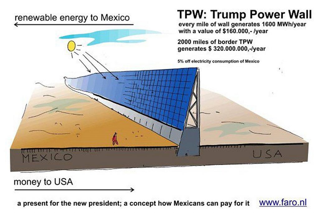 Si hay muro… ¡que sea entonces ecológico!