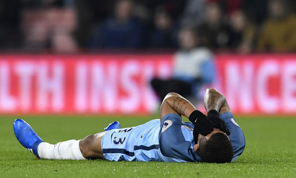 Manchester City sufre baja por lesión del atacante brasileño Gabriel Jesús
