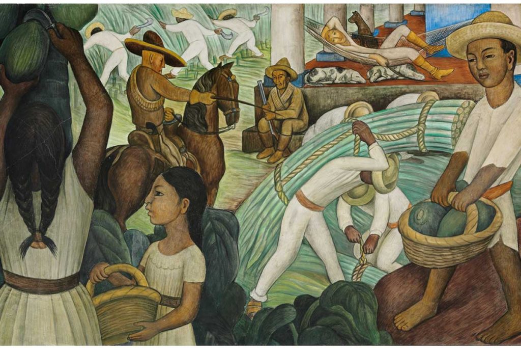 Pintura cubista de Diego Rivera a Los Ángeles