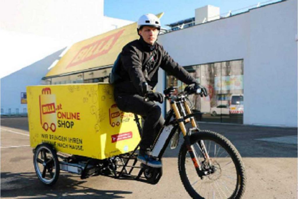 Supermercados europeos con servicio de reparto en bici