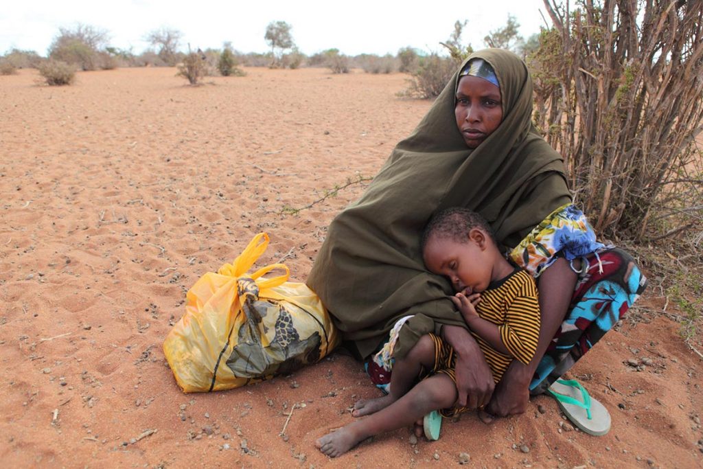 110 decesos por hambruna en Somalia