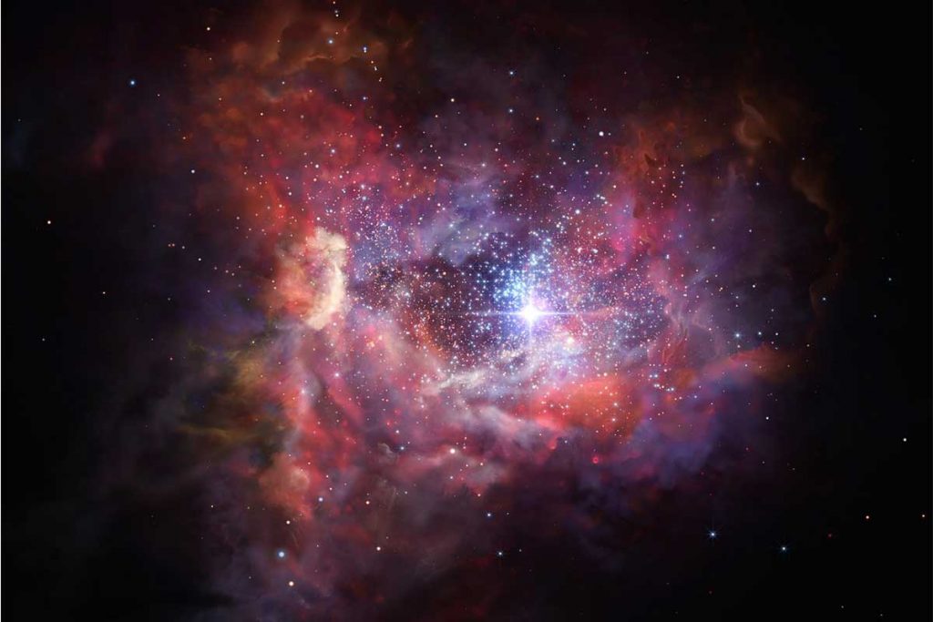 Detectan polvo estelar en una lejana galaxia