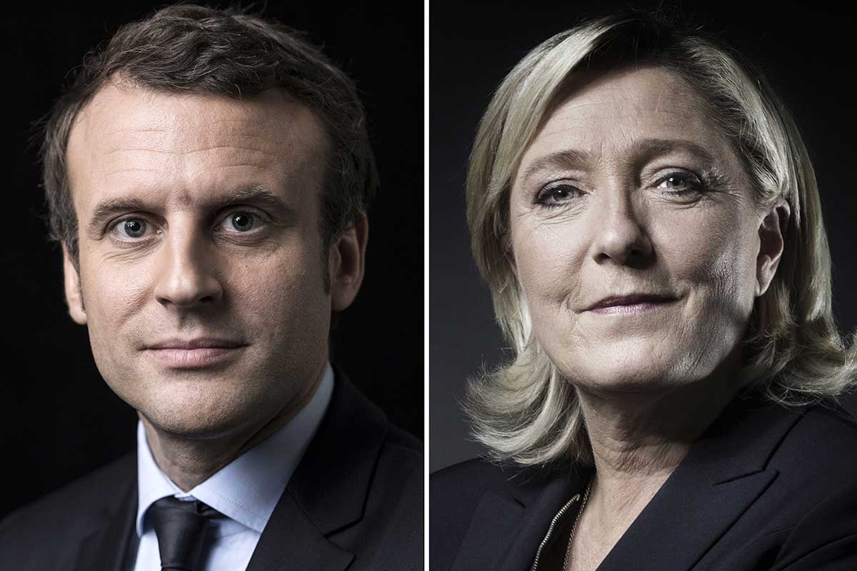 Macron y Le Pen, dos candidatos «antisistema»