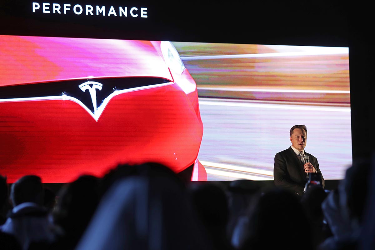 El valor bursátil de Tesla… como la espuma