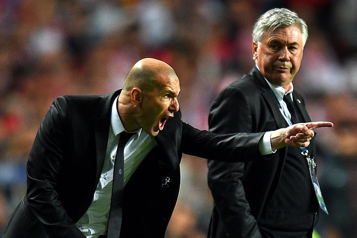 Zidane y Ancelotti, el alumno frente al maestro