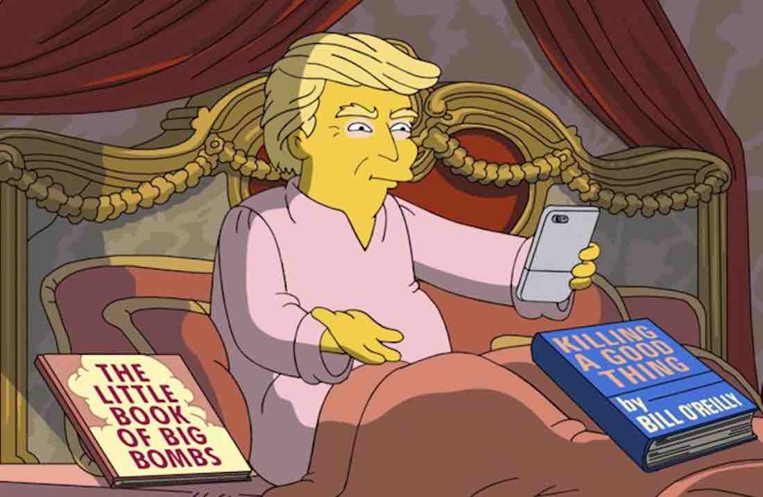Mira a Donald Trump al estilo Simpson