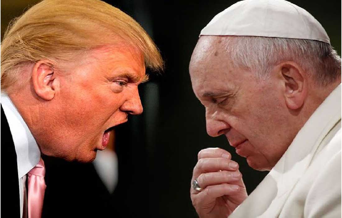 Trump quiere reunirse con el Papa, en mayo