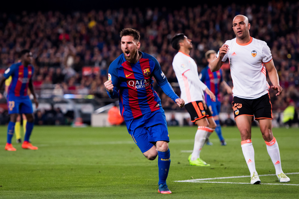Messi, el máximo anotador de la Liga española