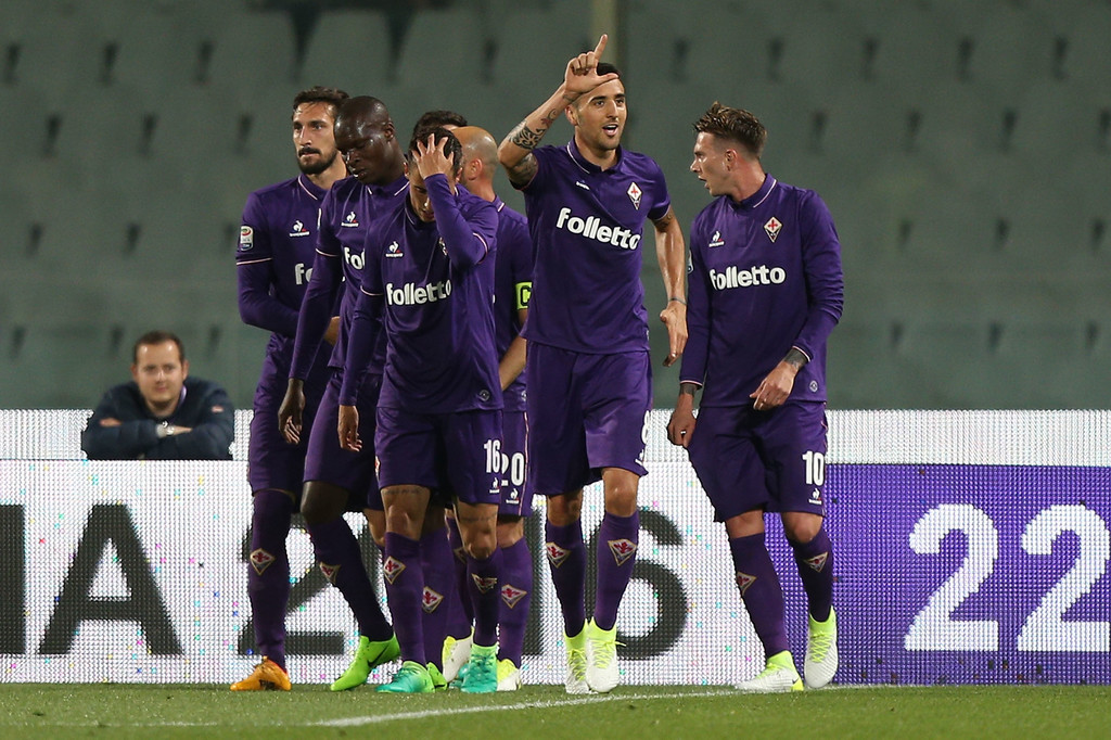 Fiorentina sale avante ante Inter, en feria de goles