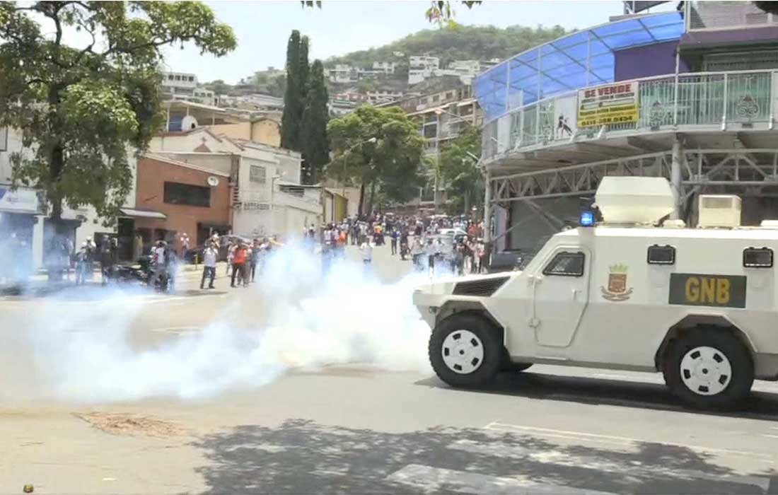 Caracas se ha convertido en una zona de guerra