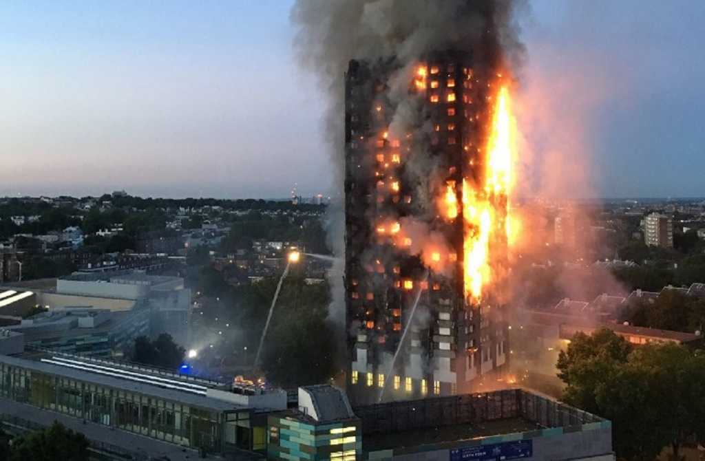 Las impactantes imágenes del incendio en Londres