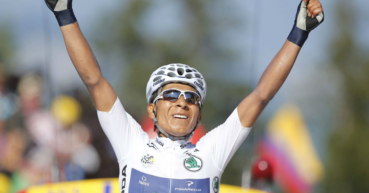 Ciclista colombiano busca la cima del Tour de Francia